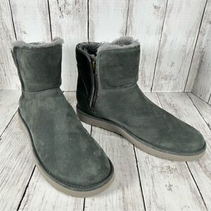 UGG Abree Mini Green Gray Ankle Boots Women’s Size 10 EU 41 S/N 1016548